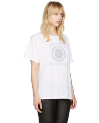 Saint Laurent White Universit T Shirt