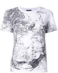 Alexander McQueen Woodland Print T Shirt
