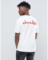 HUF X Chocolate T Shirt With Back Print