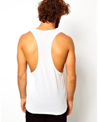 Asos Tank With Two Pack Print And Extreme Racer Back