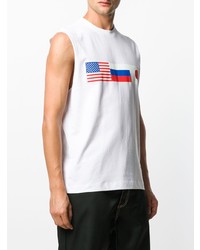 Gosha Rubchinskiy Flag Print Vest Top