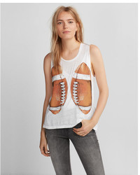 Express Football Graphic Muscle Tank