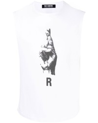 Raf Simons Graphic Print Cotton Vest