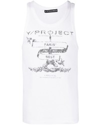 Y/Project Logo Print Cotton Tank Top