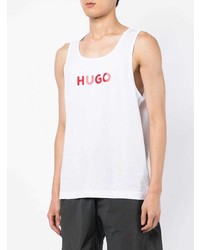 Hugo Logo Print Sleeveless Vest Top