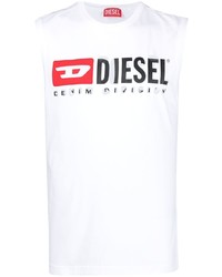 Diesel Logo Print Tank Top