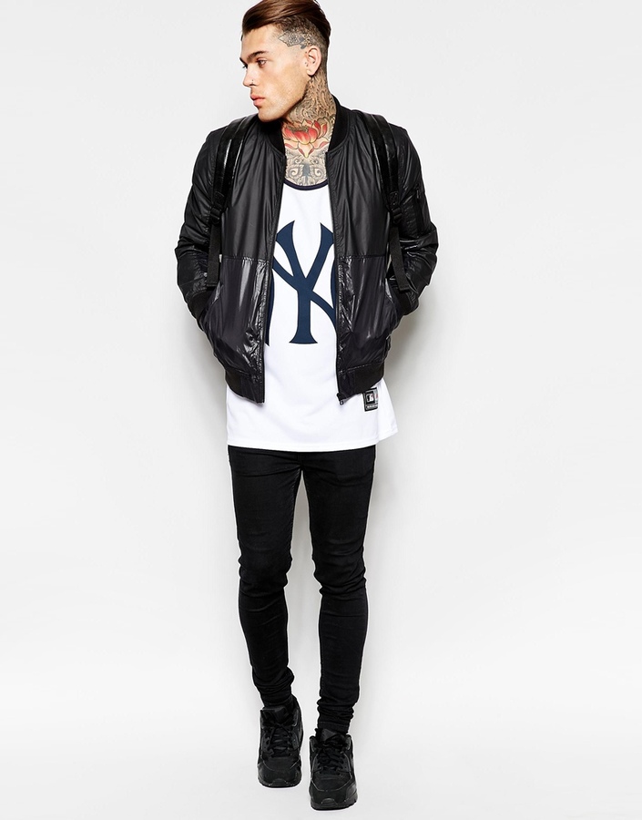 New York Yankees Majestic Athletic Majestic Longline Mesh Tank To Asos, $36, Asos