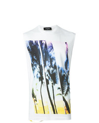 DSQUARED2 Palm Tree Print T Shirt