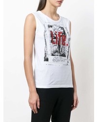 Ann Demeulemeester Re Edition Awake And Life Print Vest Top