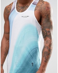 Religion Tank With All Over Space Graphic Print