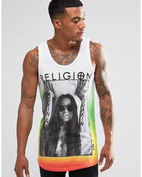 Religion Tank With Graphic Print