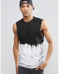 Religion Tank With Paint Dripping Print