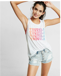 Express Tequila Graphic Muscle Tank