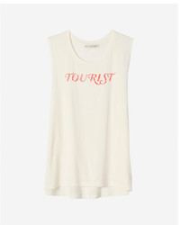 Express Tourist Graphic Muscle Tank