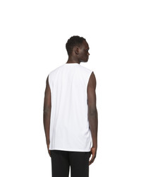 Burberry White Raised Print T Shirt