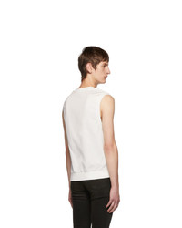 Phipps White Stripe Sleeveless T Shirt