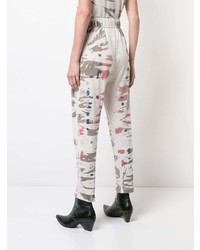 Raquel Allegra Easy Printed Tapered Trousers