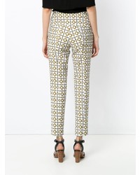 Andrea Marques Tile Print Skinny Trousers Unavailable