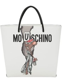 Moschino Printed Shopping Tote Bag