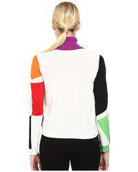 Moschino Boutique Color Block Turtleneck Sweater