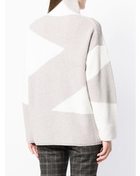 Lorena Antoniazzi Contrast Knit Sweater