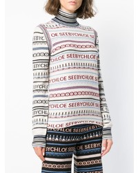 See by Chloe See By Chlo Striped Knit Sweater