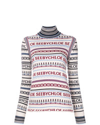 See by Chloe See By Chlo Striped Knit Sweater