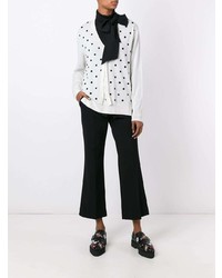Marc Jacobs Embroidered V Neck Sweater
