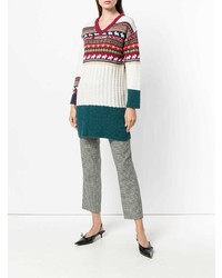 Boutique Moschino Intarsia Knit Sweater