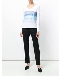 Ermanno Scervino Lace Overlay Sweater
