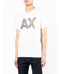 Armani Exchange Ax Logo Print Cotton T Shirt
