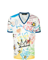 Dolce & Gabbana Dubai Graffiti Printed T Shirt