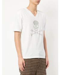 Loveless Embellished Skull T Shirt