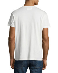 Sol Angeles Just A Friend V Neck T Shirt White