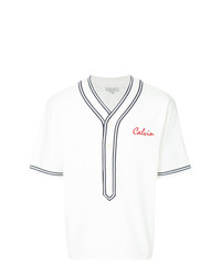 CK Calvin Klein Logo V Neck T Shirt