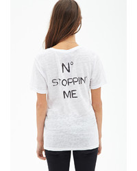 Forever 21 No Stoppin Me Linen Tee