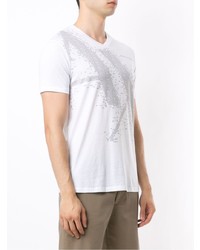 Armani Exchange Number Print Logo T Shirt