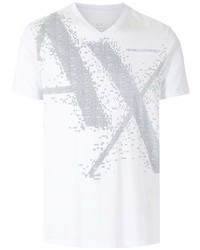 Armani Exchange Number Print Logo T Shirt