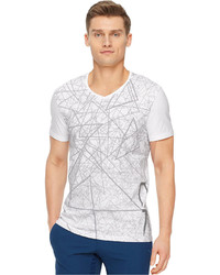 Calvin Klein Performance Triangle Print T Shirt