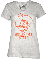 Royce Apparel Inc Short Sleeve Oklahoma State Cowboys V Neck T Shirt
