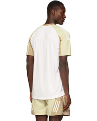 adidas Originals White Beige Training T Shirt
