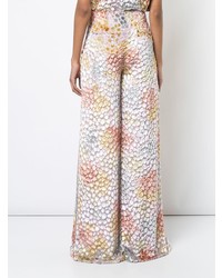 Adam Lippes Painted Wide Leg Trousers