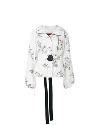 Moncler Floral Patch Hooded Jacket