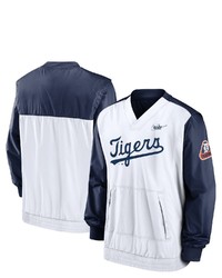 Nike Navywhite Detroit Tigers Cooperstown Collection V Neck Pullover At Nordstrom
