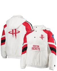 STARTE R Whitered Houston Rockets The Pro Iii Quarter Zip Hoodie Jacket At Nordstrom