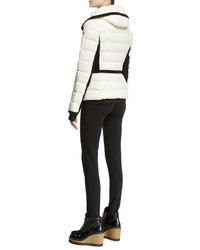 Moncler Lamoura Quilted Puffer Jacket Cream