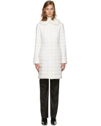 Moncler Gamme Rouge White Down Anis Coat