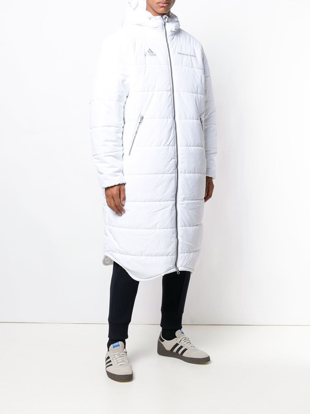 Pensamiento Detector Hacer Gosha Rubchinskiy X Adidas Oversized Padded Coat, $296 | farfetch.com |  Lookastic
