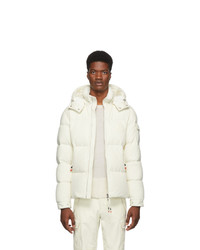 moncler off white down jacket