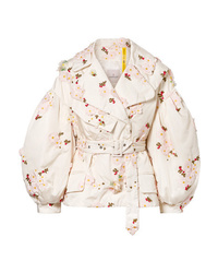 Moncler Genius 4 Simone Rocha Embellished Embroidered Shell Down Jacket